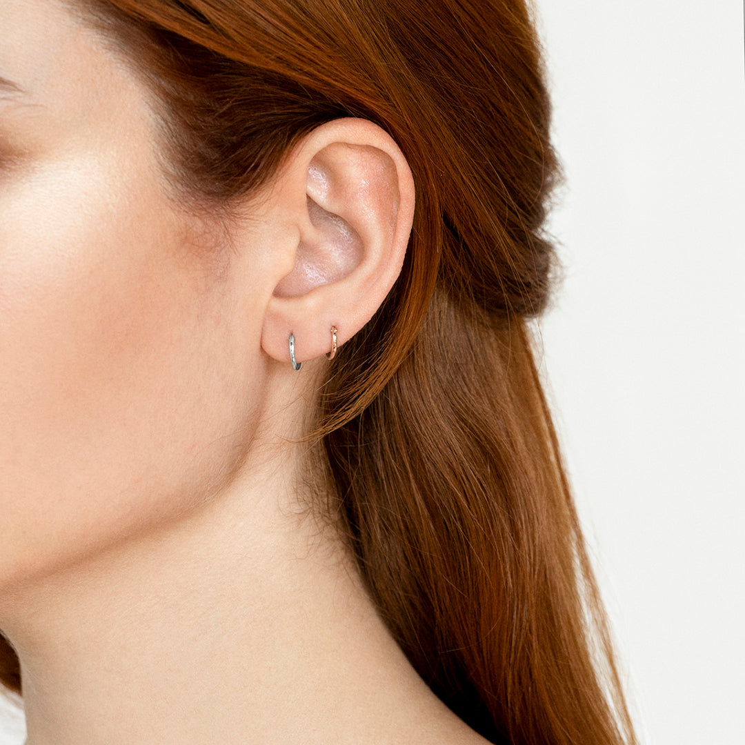 ORECCHINO PIERCING A CERCHIO IN ARGENTO RANIA