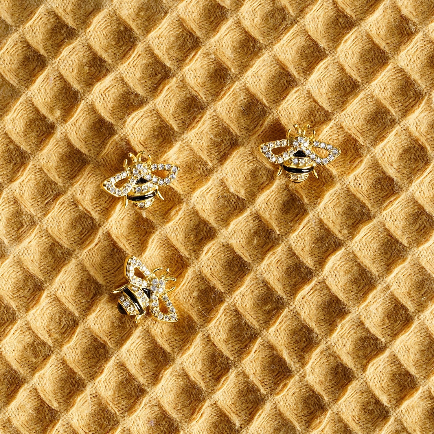 BOUCLE D'OREILLE INDIVIDUELLE REINE DES ABEILLES