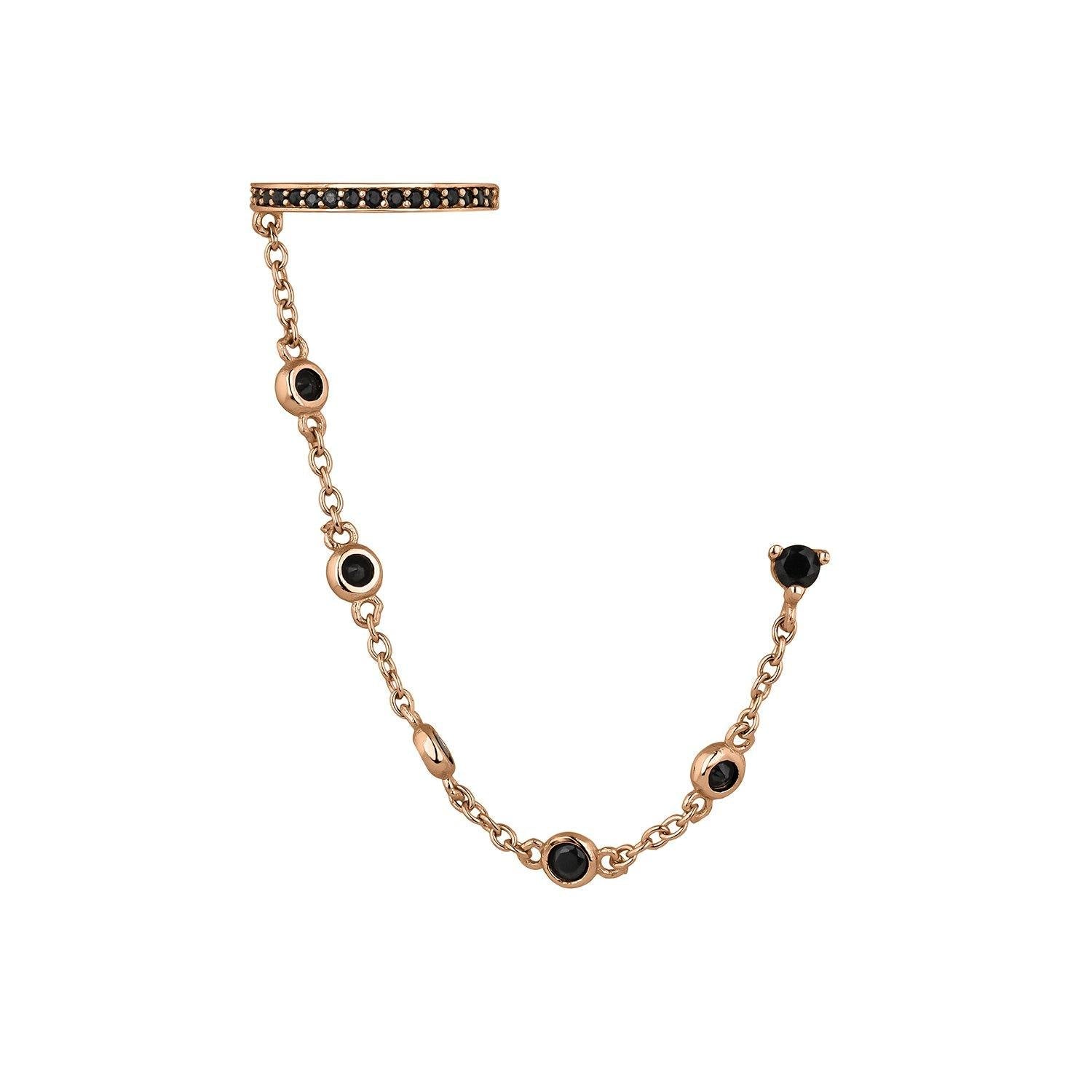 PENDIENTE Y EAR CUFF NASHA - Earcandy Jewelry