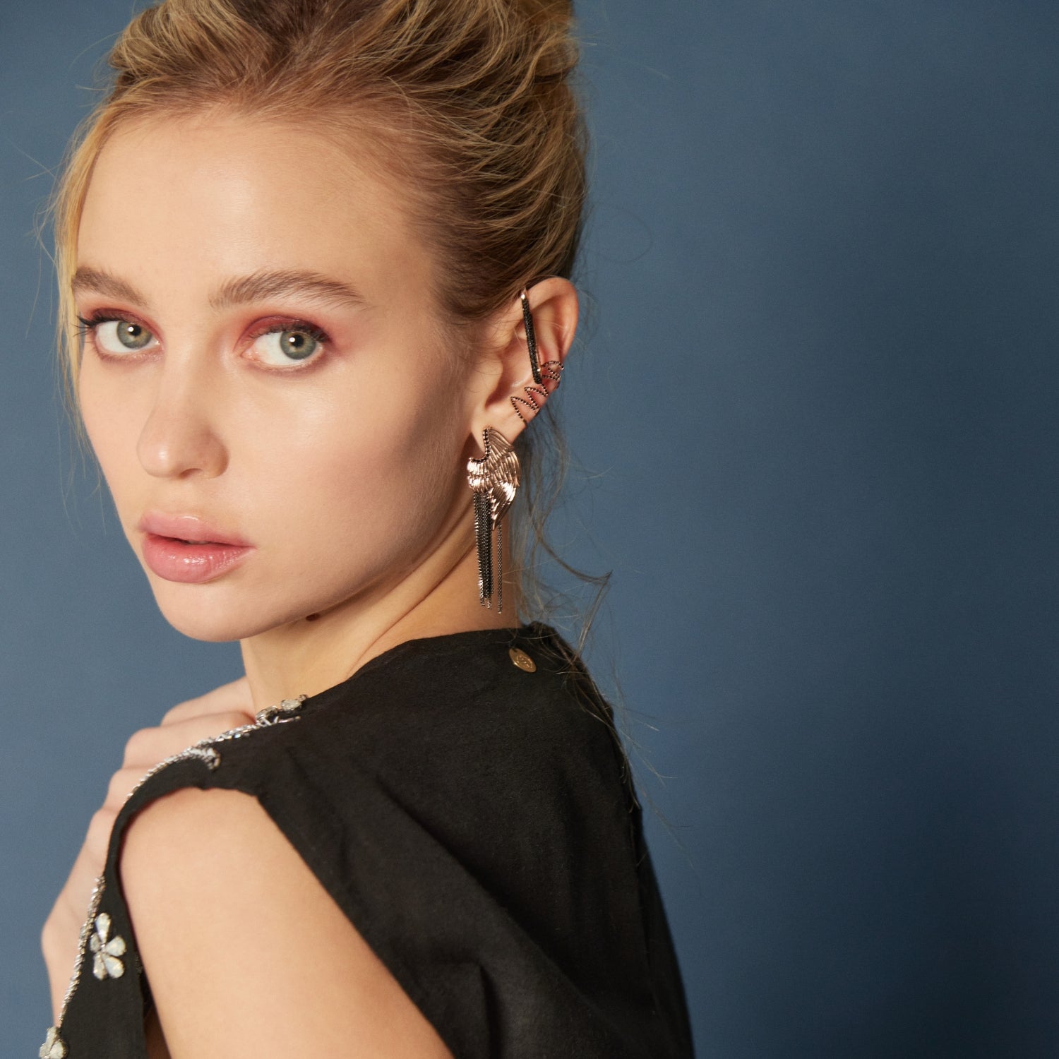 EAR CUFF ORO ROSA ZULU