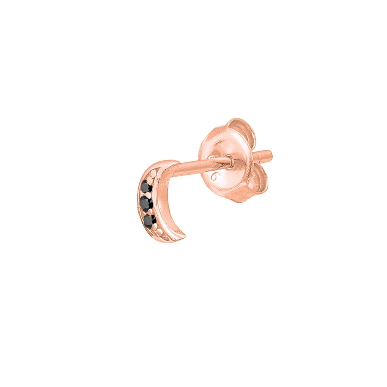 ROSEGOLD PETIT LUNE EINZELNER OHRRING