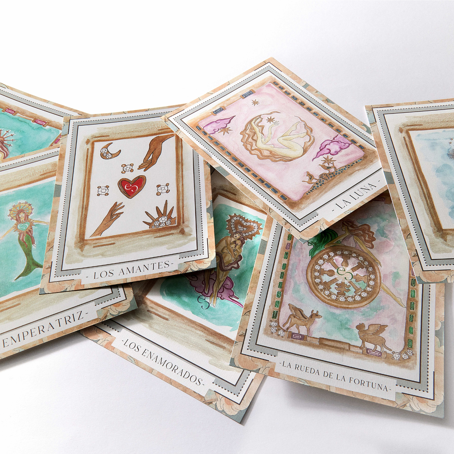 EL-SOL TAROT CARDS HOOP PIERCING EARRING