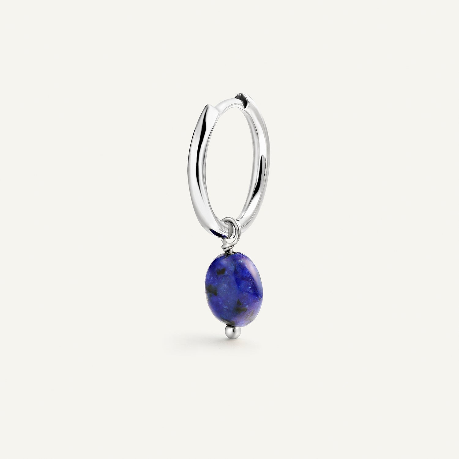 BAROCKER LAPISLAZULI CREOLEN-PIERCING-OHRRING
