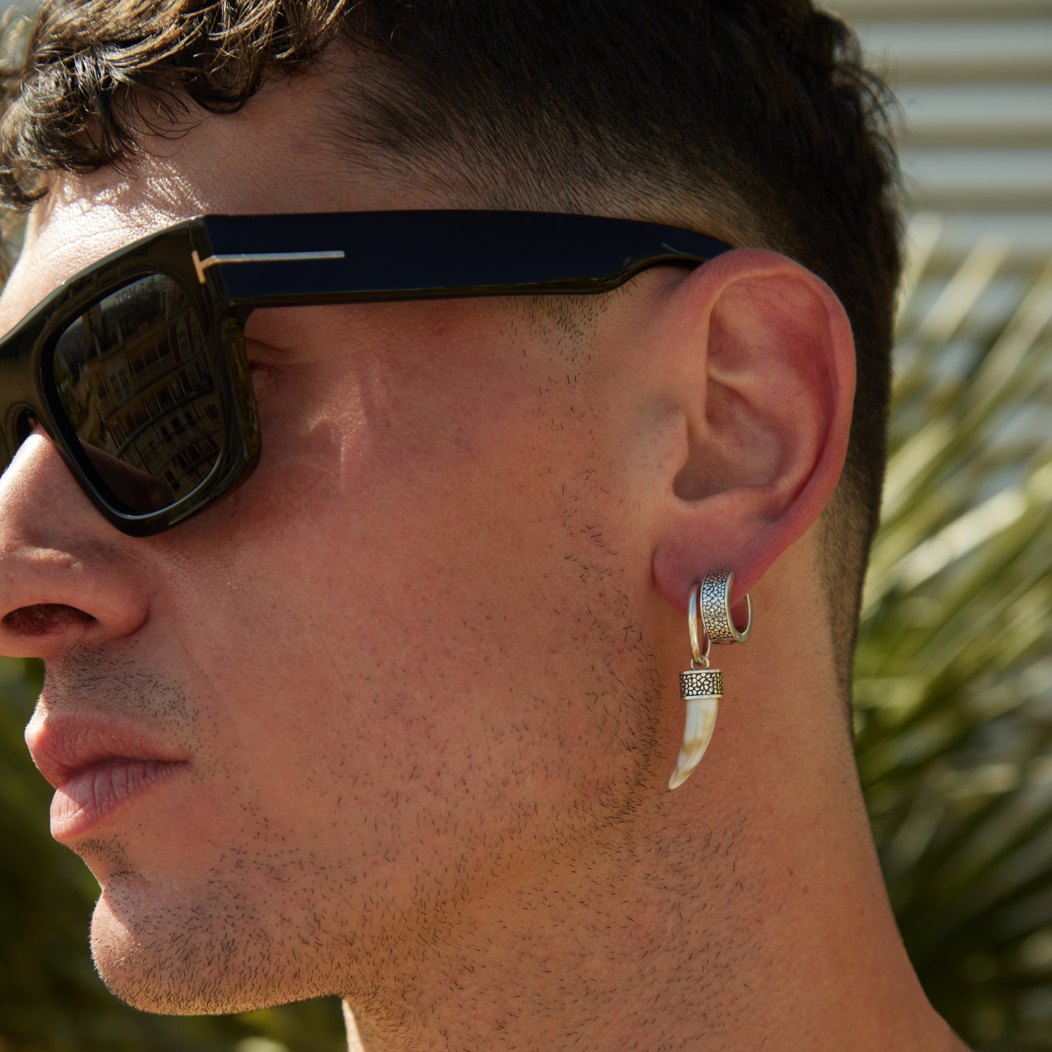 PENDIENTE PIERCING ARO TRIBAL