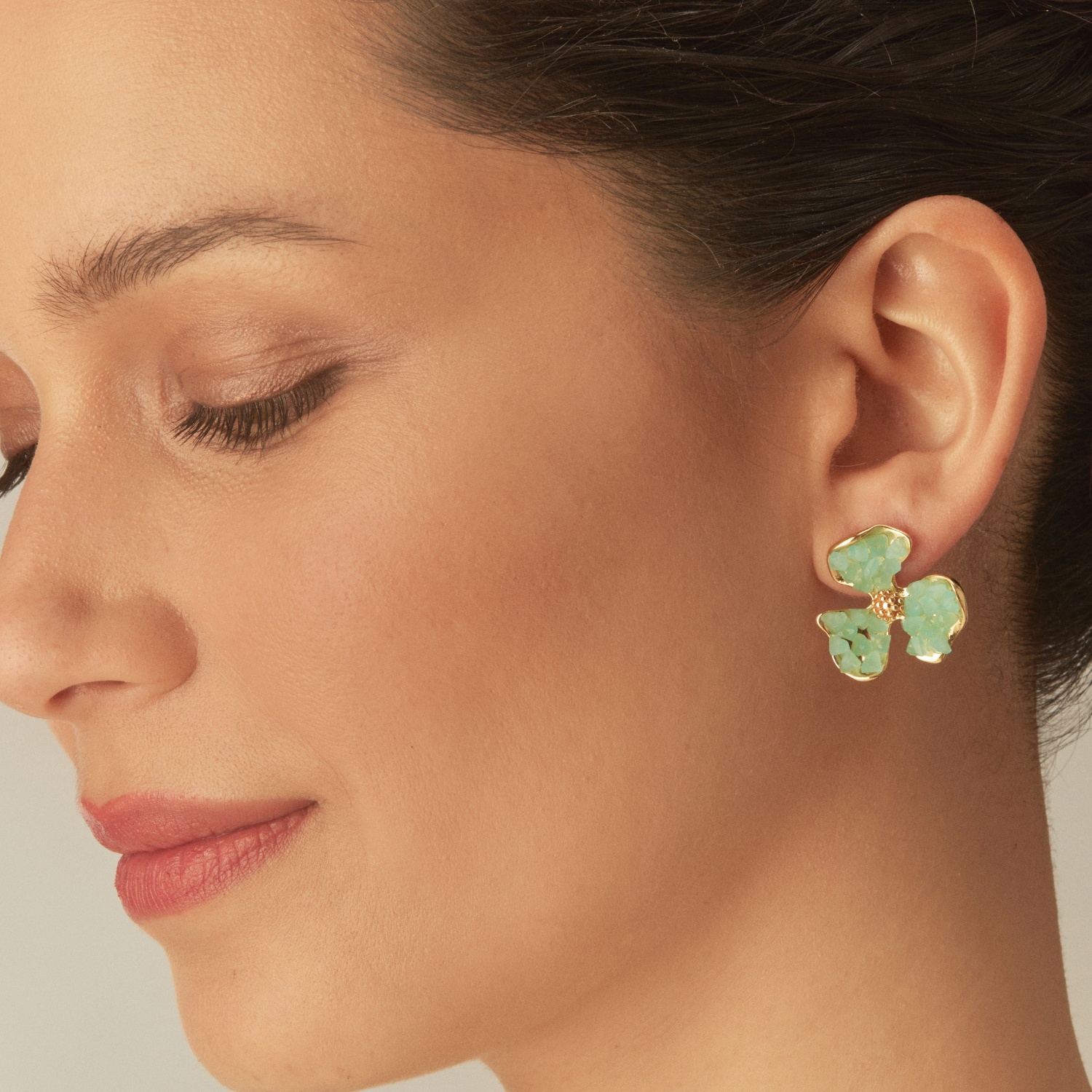 PENDIENTES IRIS FLOWER