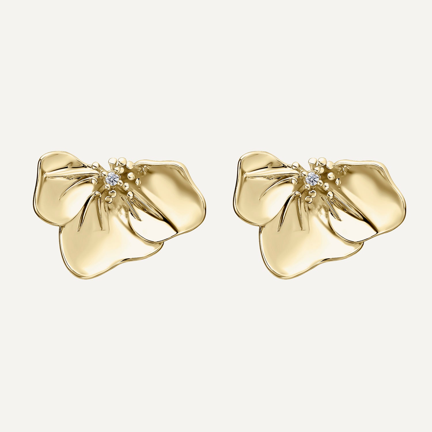 PENDIENTES PETALI GOLD DI SOGNO