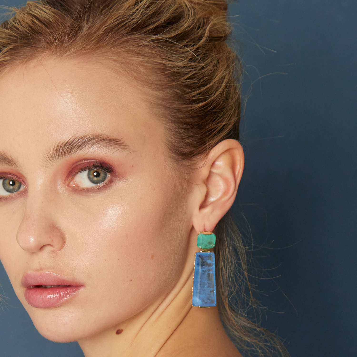 PENDIENTES MALDIVES BLUE