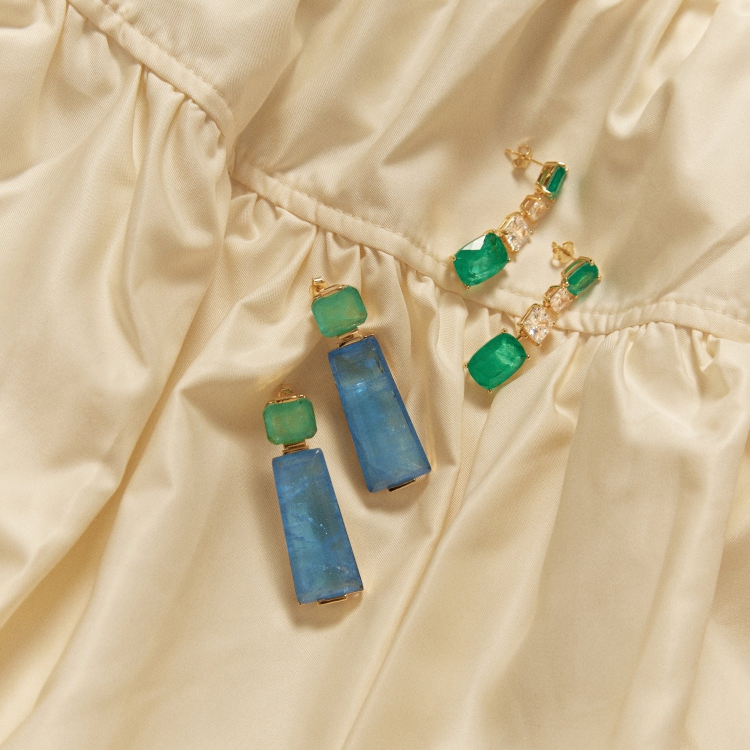 PENDIENTES MALDIVES BLUE