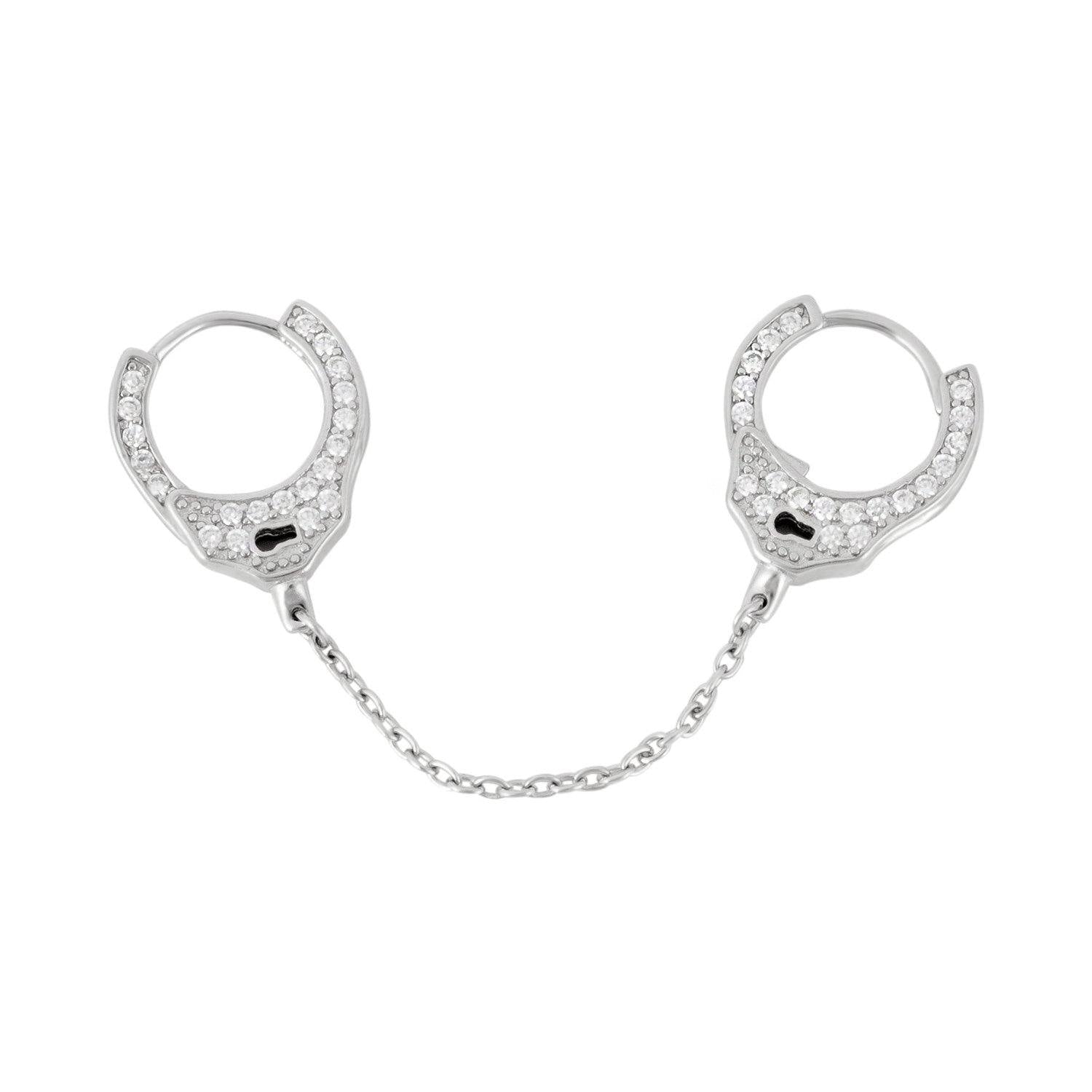 ESPOSAS DOBLES DE PLATA NIGHT VENTURE - Earcandy Jewelry