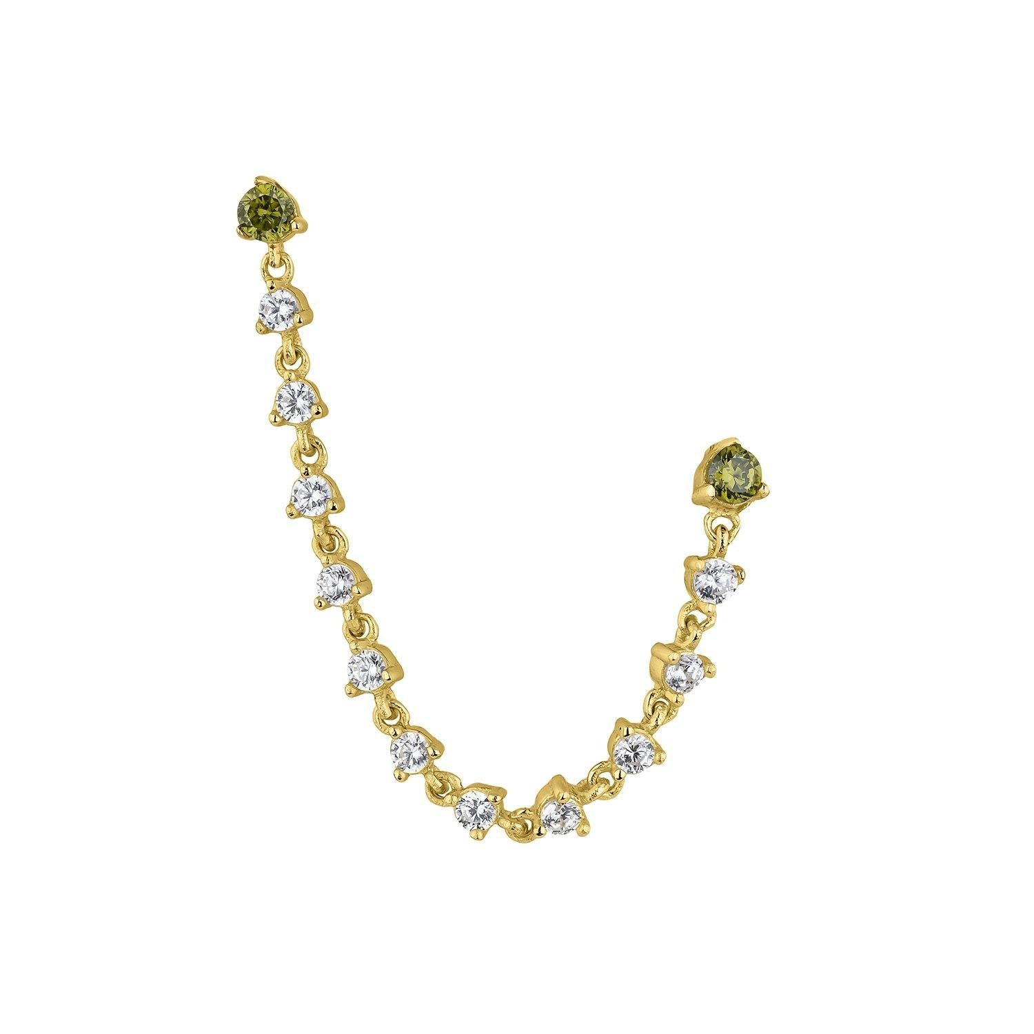 PENDIENTE DOBLE AITANA - Earcandy Jewelry