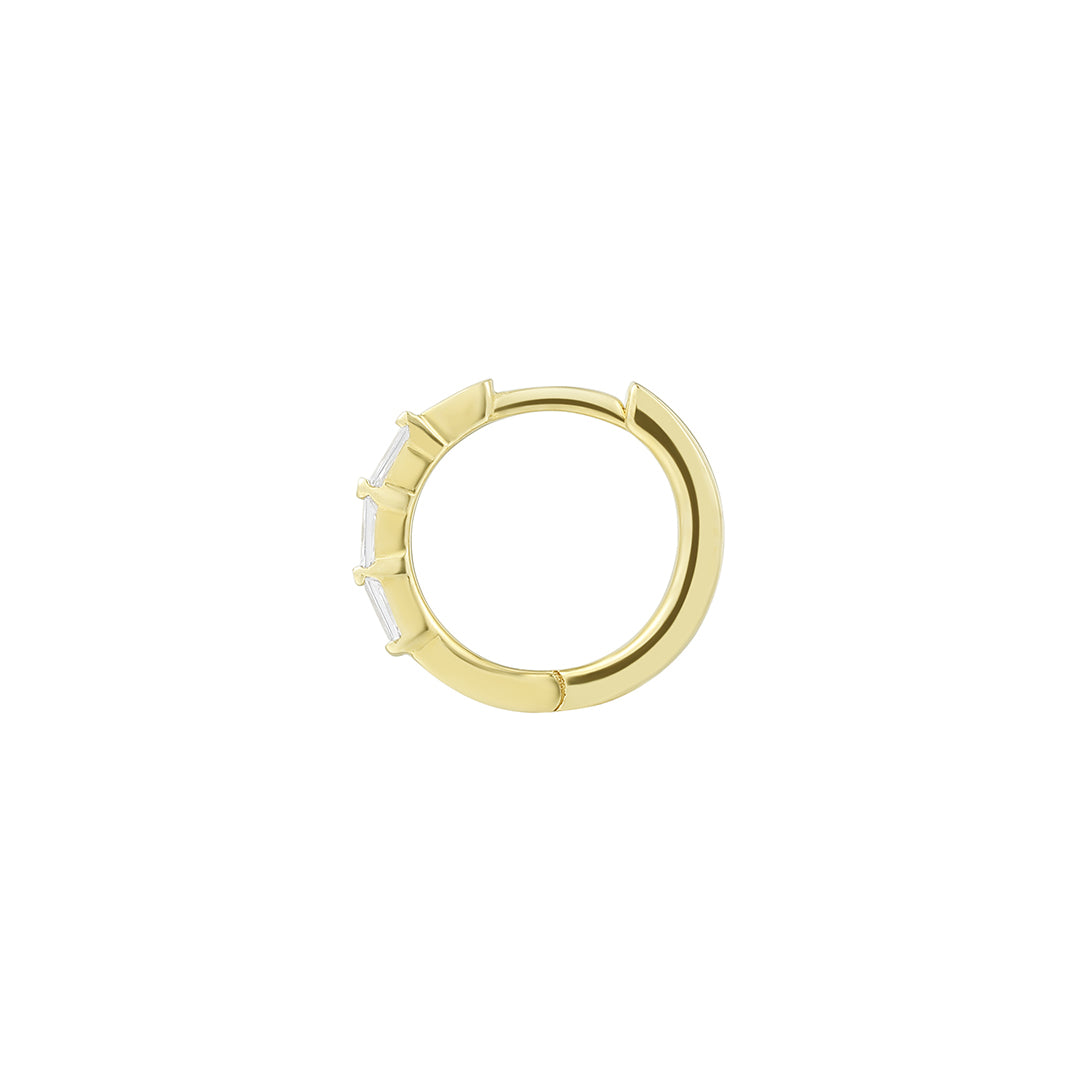 ANELLO PIERCING IN ORO 14KT E TOPAZIO SARA
