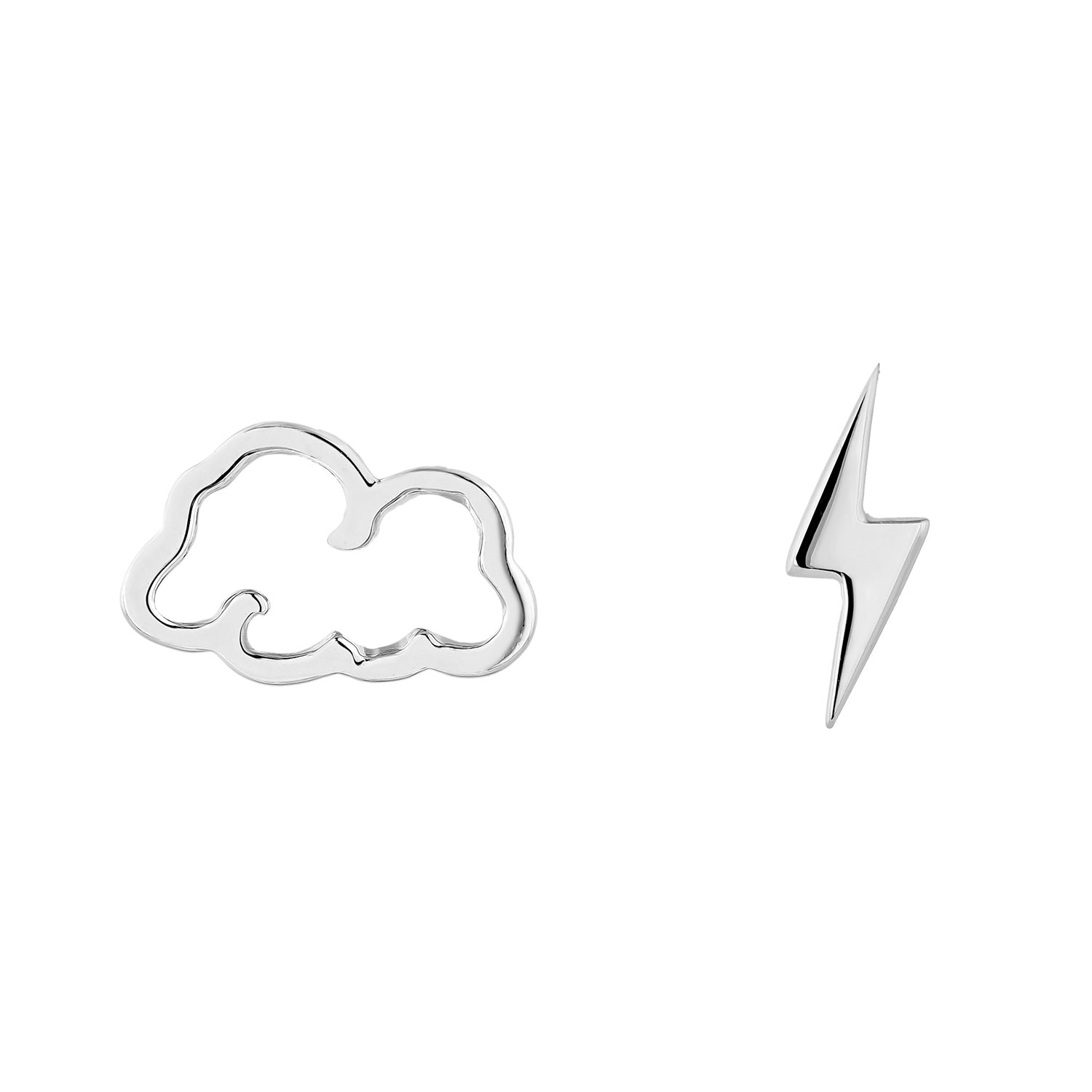 BOUCLES D'OREILLES STORM EN ARGENT