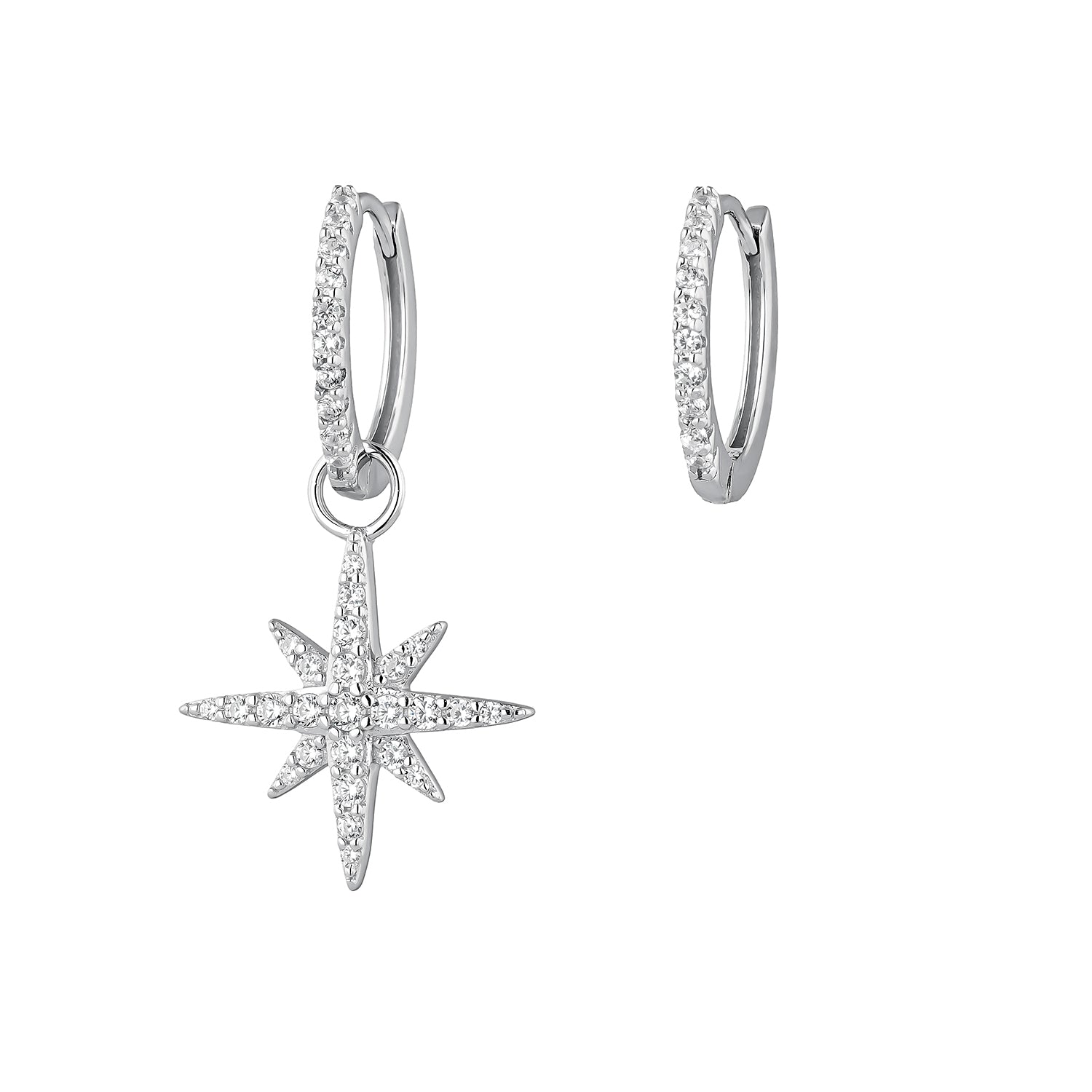 NURU SILVER EARRINGS