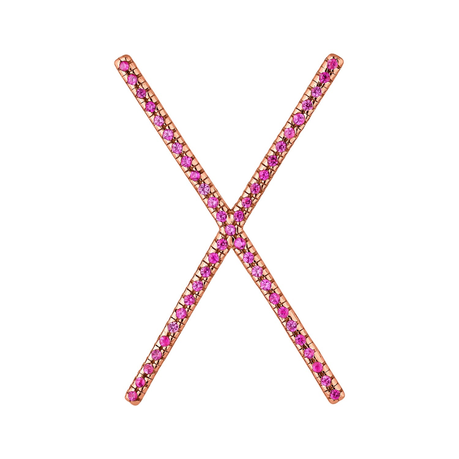 XXL XA ROSE GOLD SINGLE EARRING