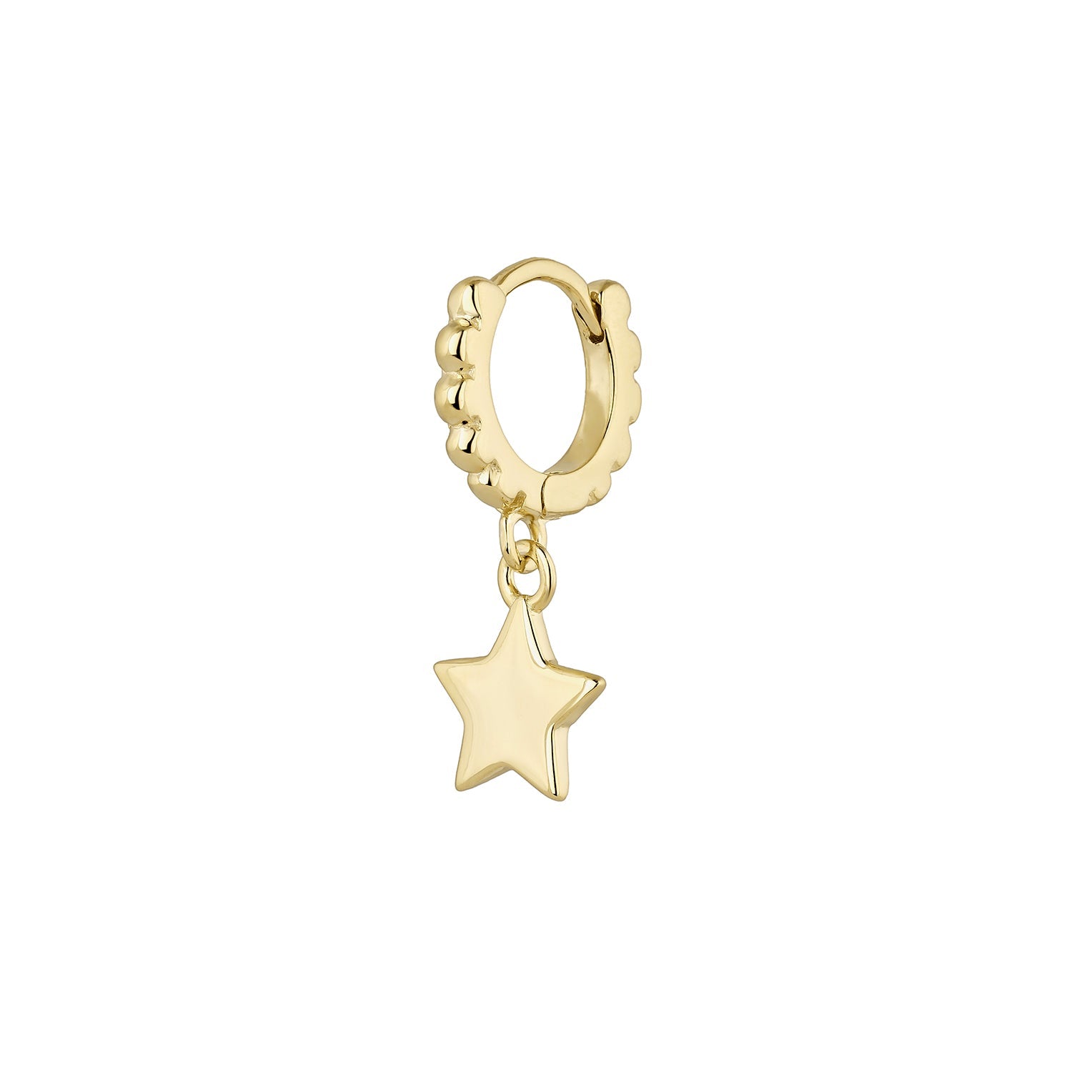 ORECCHINO PIERCING A CERCHIO CON STELLA