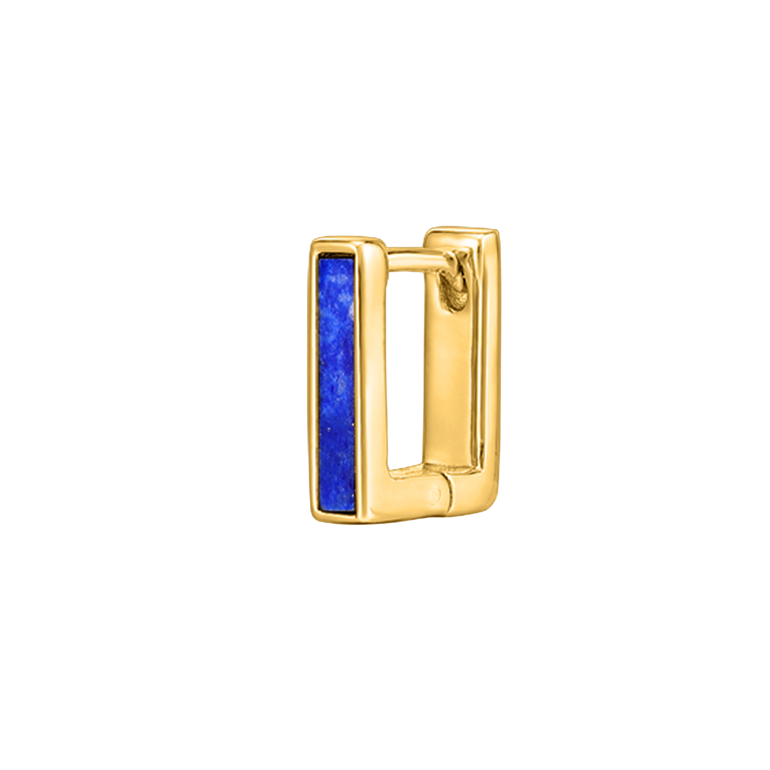 ORECCHINO PIERCING A CERCHIO IN ORO GIALLO BLU