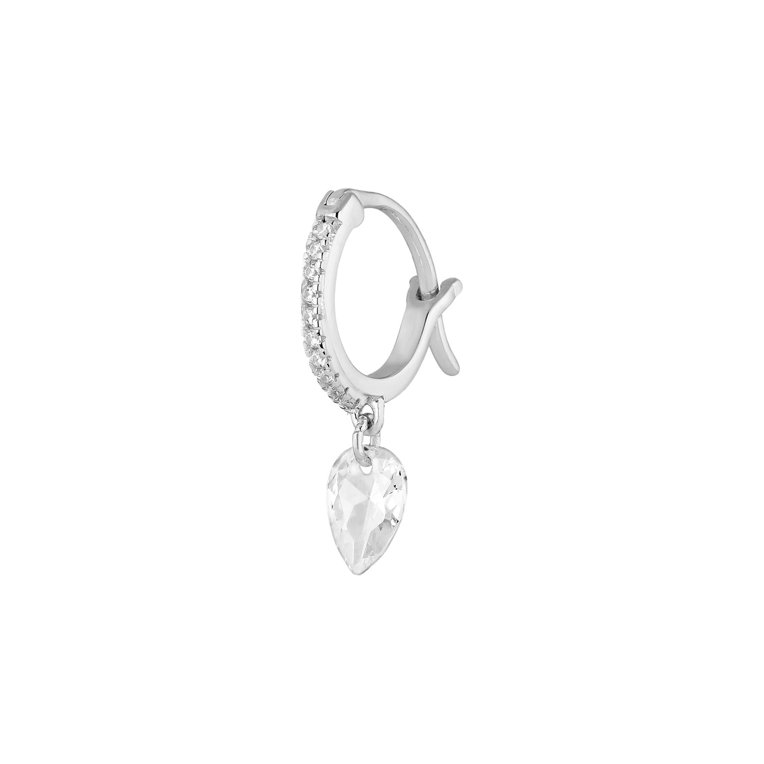 ORECCHINO PIERCING A CERCHIO IN ARGENTO CHIC