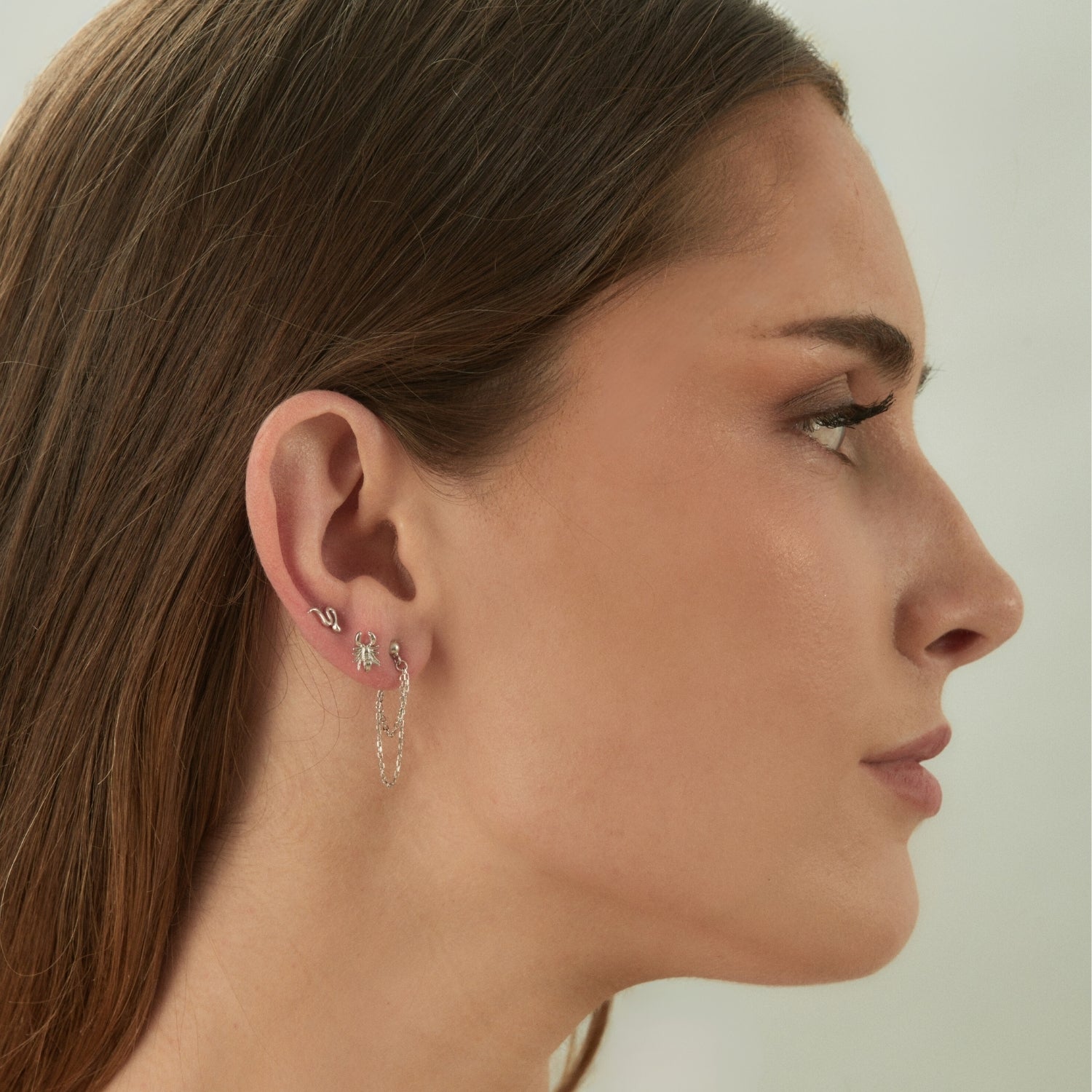 ORECCHINO PIERCING IN ARGENTO SCORPIONE