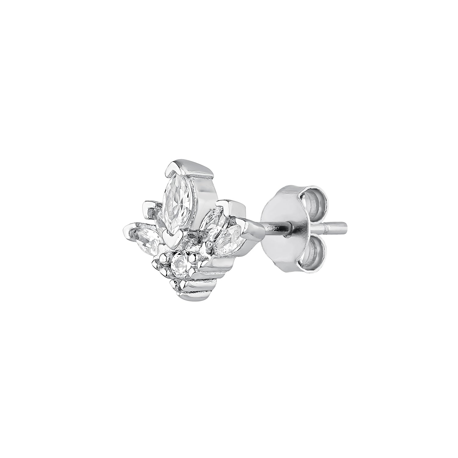 ORECCHINO PIERCING IN ARGENTO MAHER