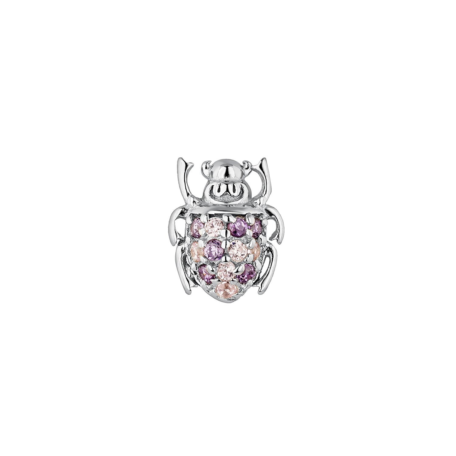 PENDIENTE PIERCING DE PLATA BEETLE