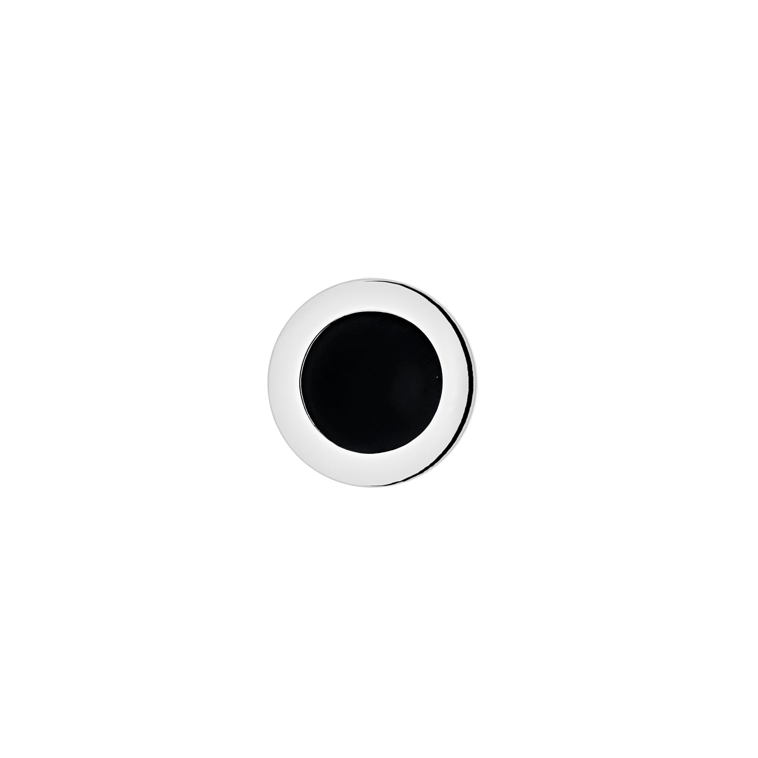 ORECCHINO PIERCING CON ONICE IN ARGENTO