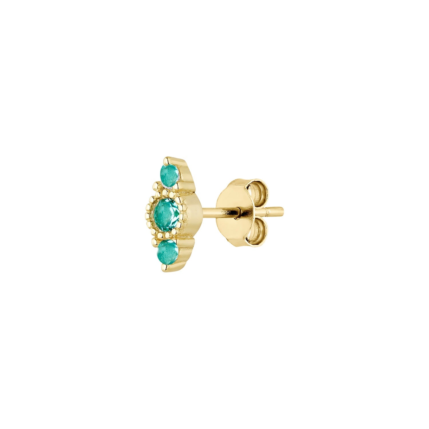 ORECCHINO PIERCING IN ORO GIALLO PARAIBA SARA