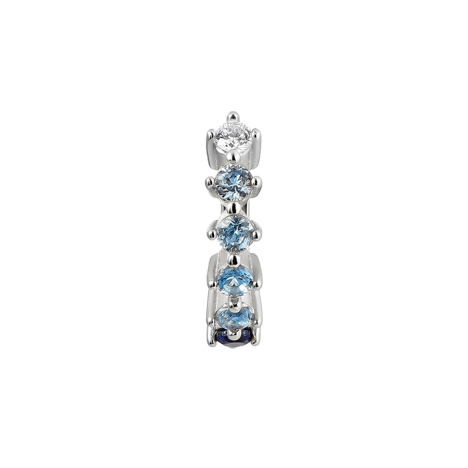 ORECCHINO PIERCING A CERCHIO IN ARGENTO MADEMOISELLE