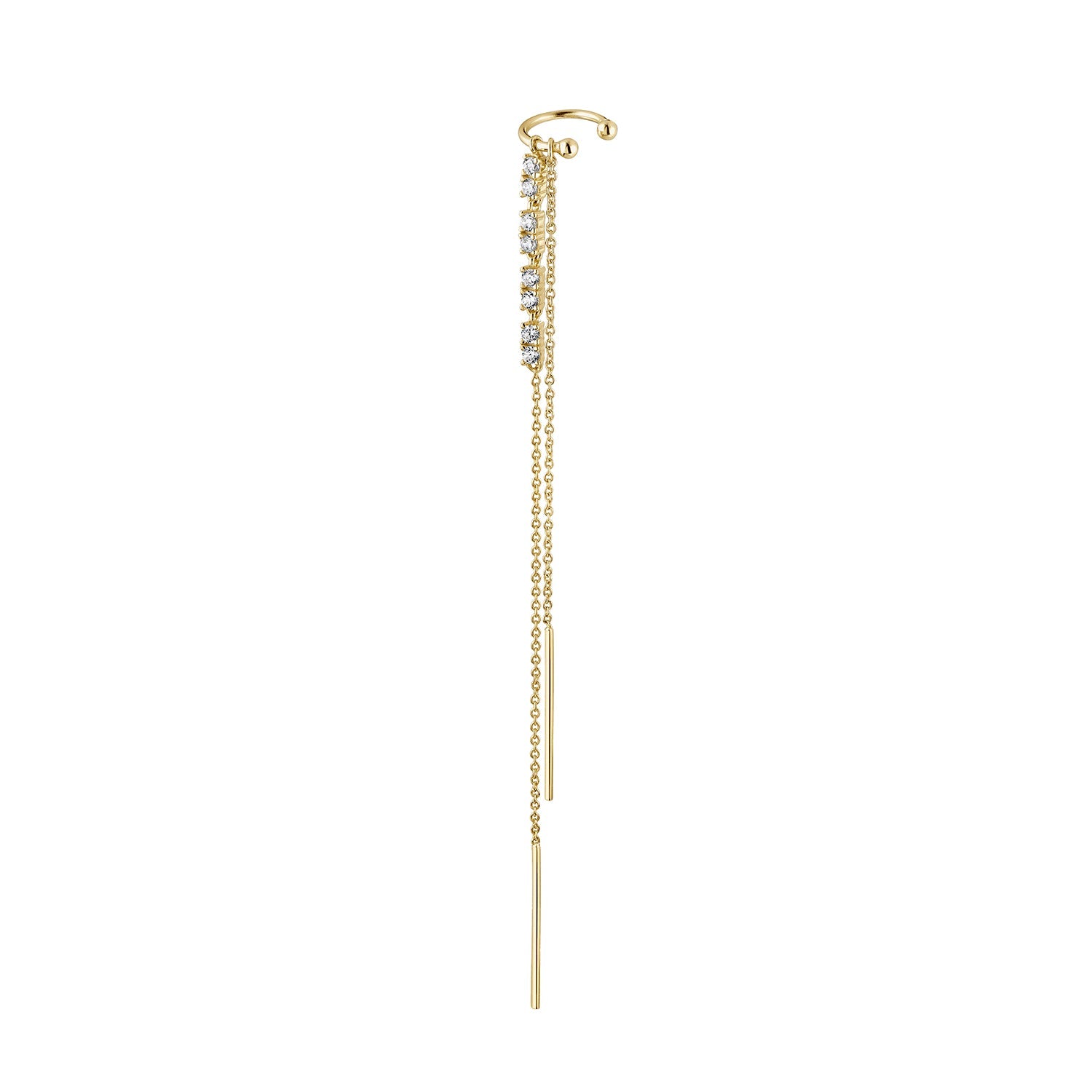 PENDIENTE PIERCING MÚLTIPLE ORO GERALDINE