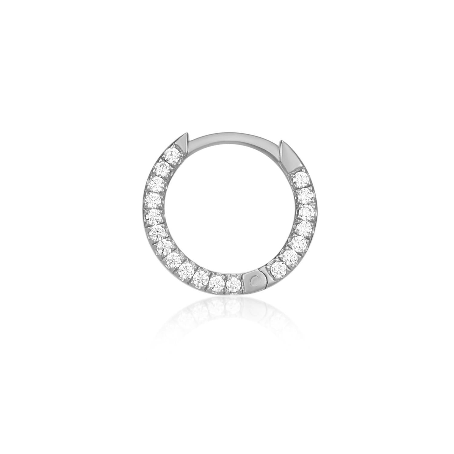 PENDIENTE PIERCING DE PLATA DAITH
