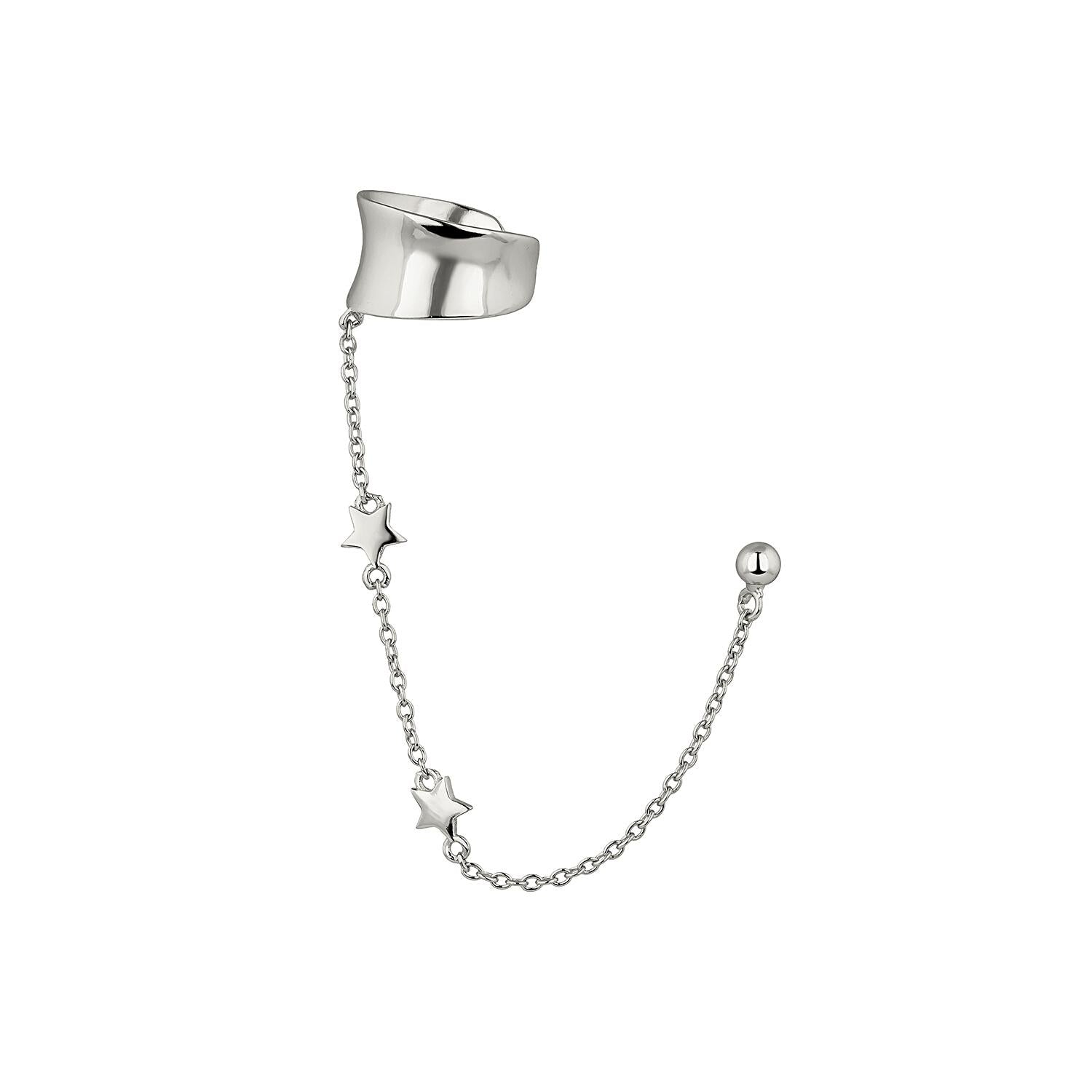 DAUDZKĀRŠS SUDRABA AUSKARS PIERCING KAYSA