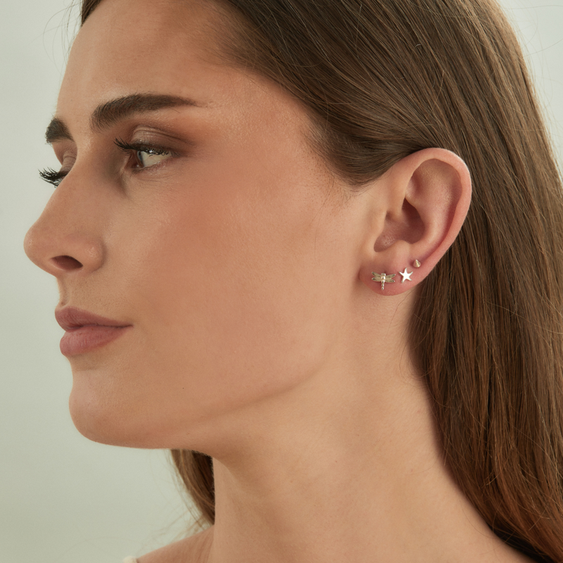 BOUCLE D'OREILLE INDIVIDUELLE EN ARGENT ITACA