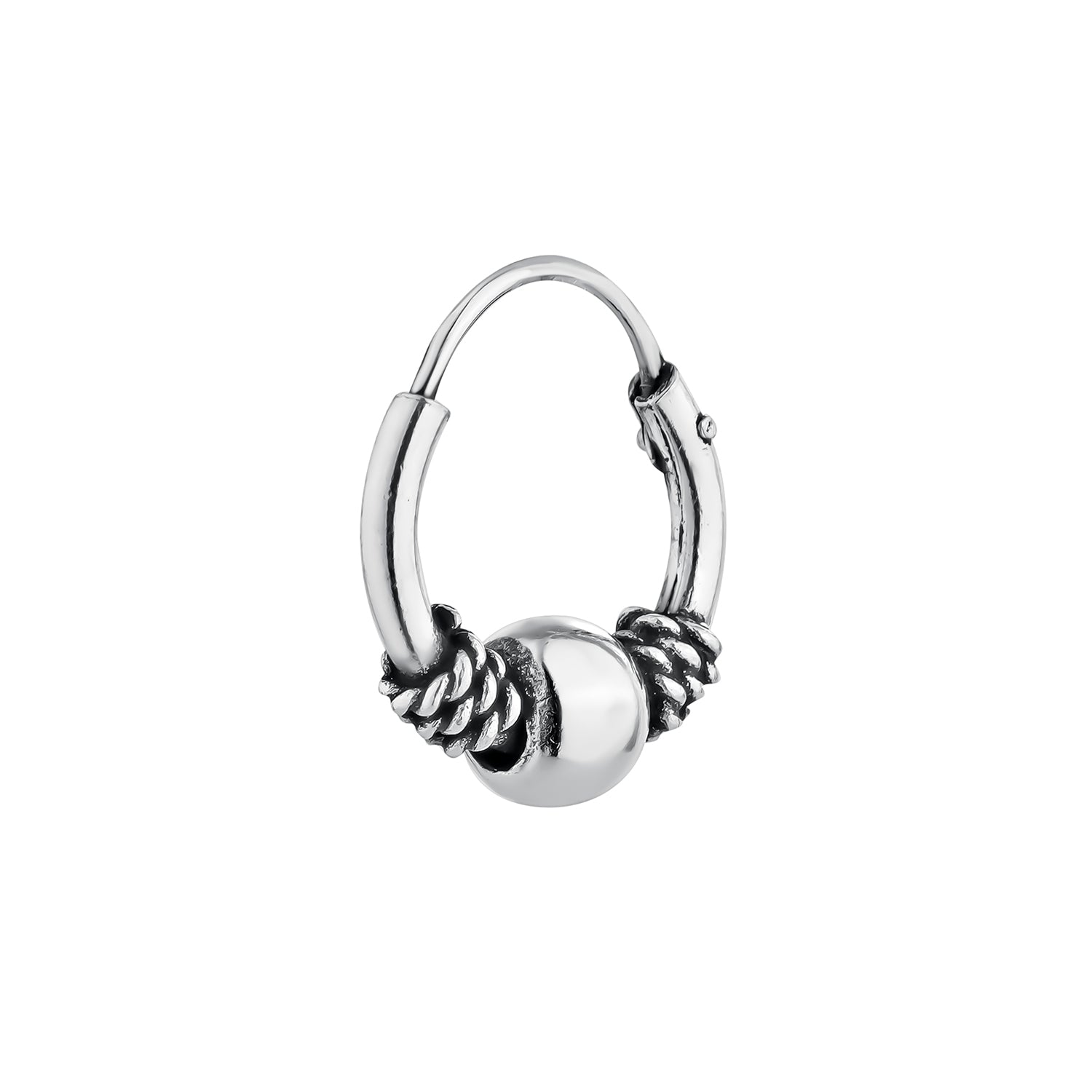 ORECCHINO PIERCING A CERCHIO IN ARGENTO ARIA