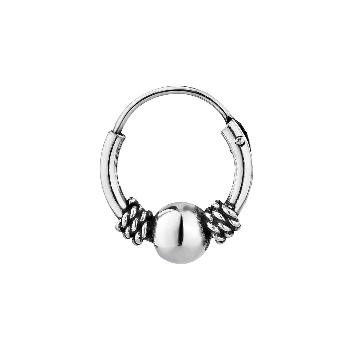 ORECCHINO PIERCING A CERCHIO IN ARGENTO ARIA