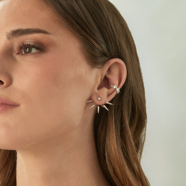 EAR CUFF EN ARGENT AURORA