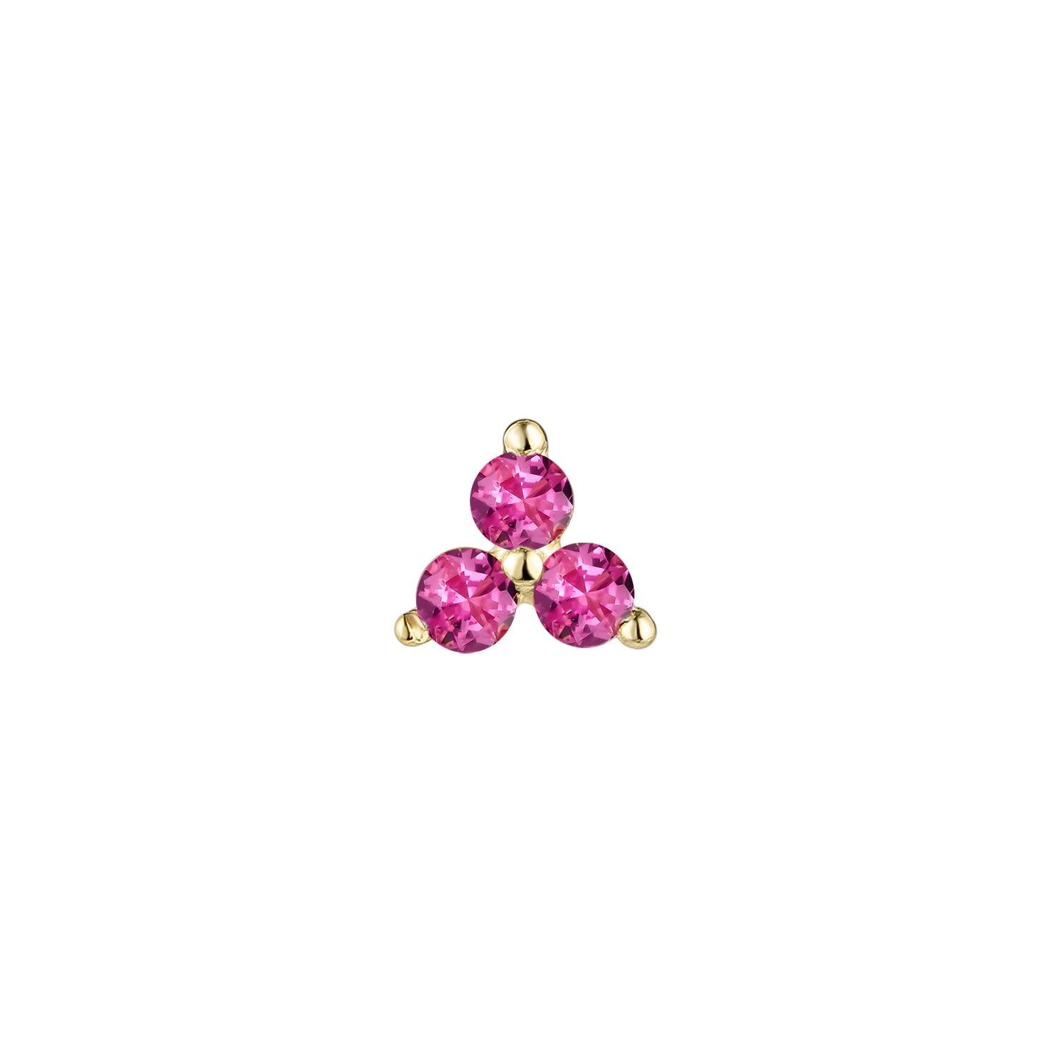 ORECCHINO PIERCING IN ORO GIALLO PRINCESS