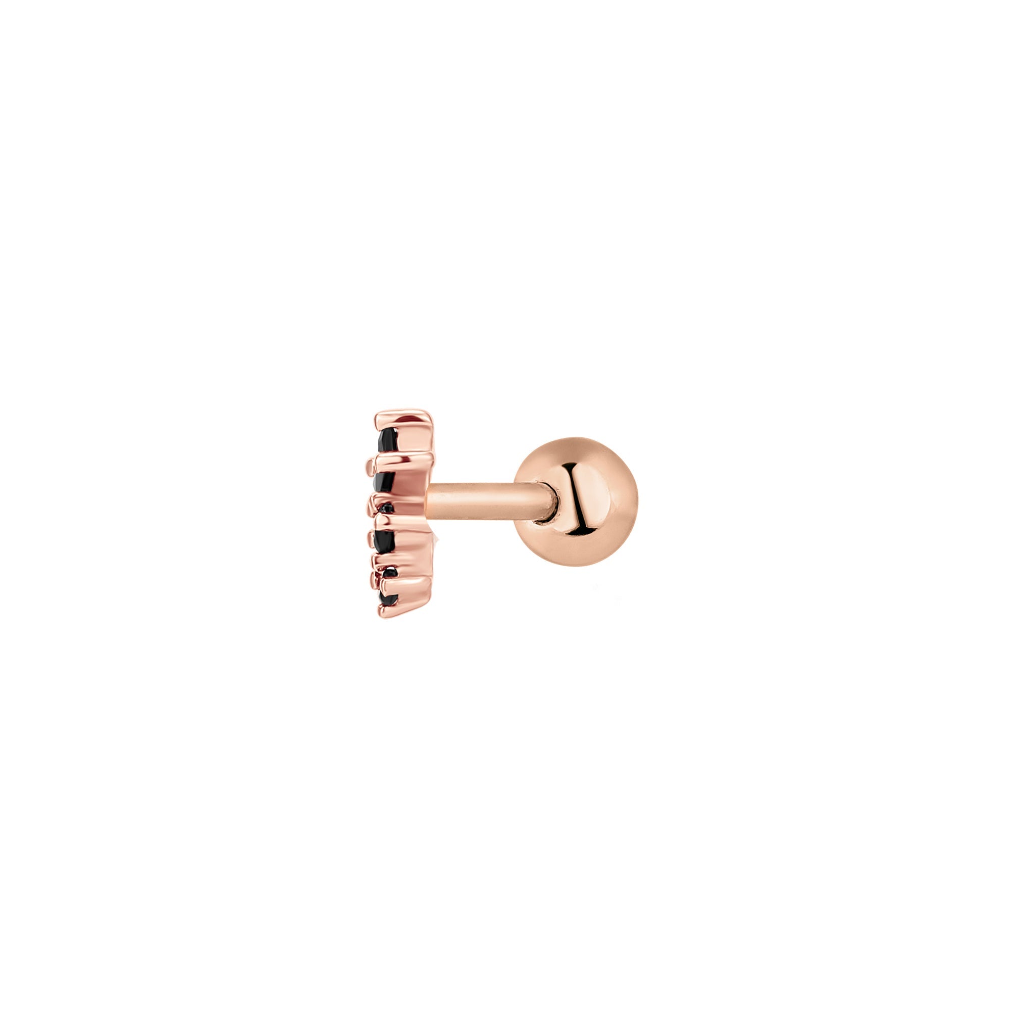 ORECCHINO PIERCING TRAGUS SWEET BUZZ IN ORO ROSA