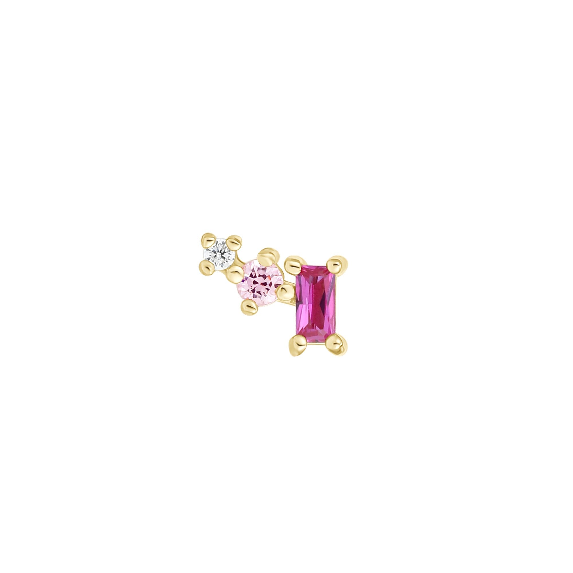 ORECCHINO PIERCING AL TRAGO IN ORO GIALLO SWEET BUZZ