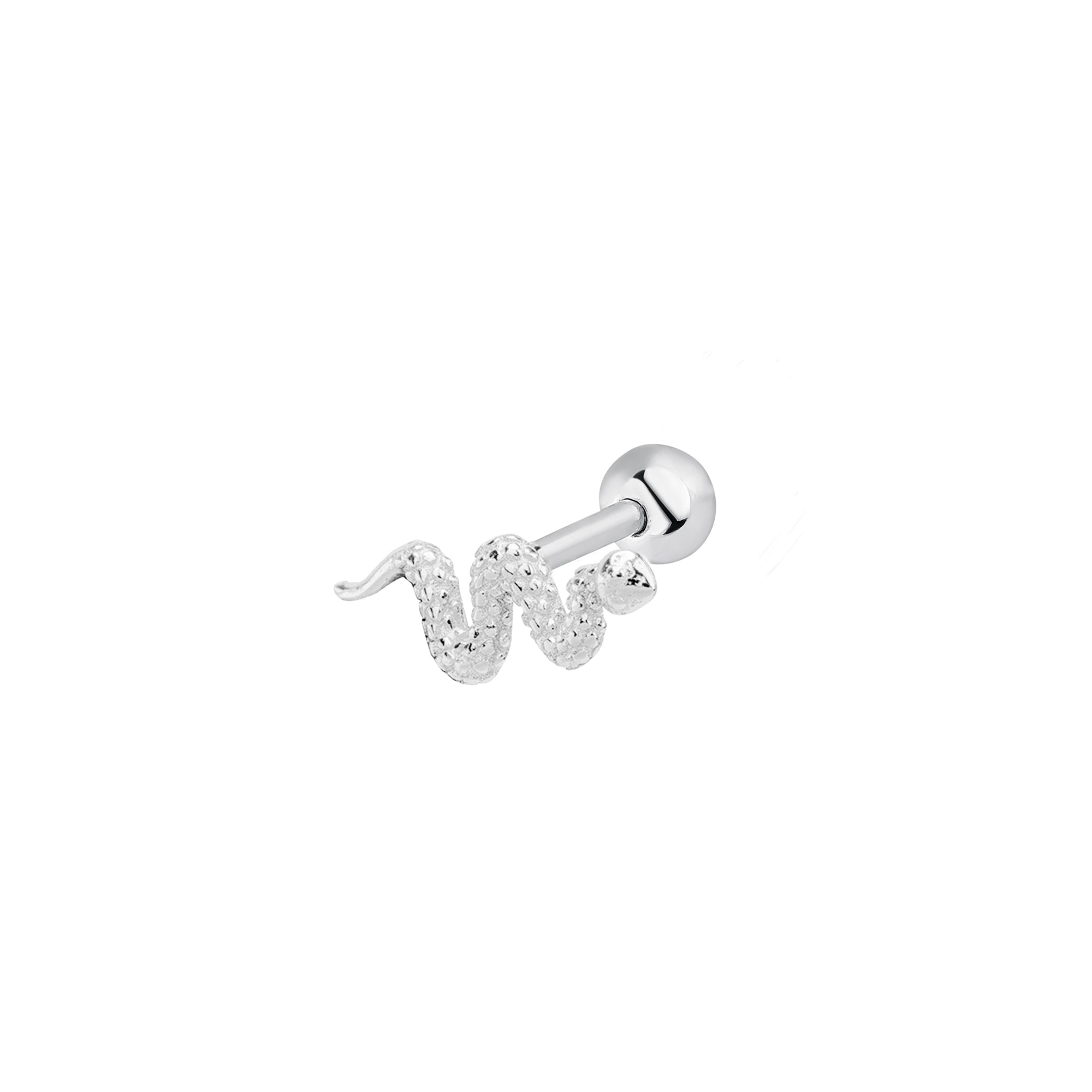 ORECCHINO PIERCING IN ARGENTO PETIT SERPENTE