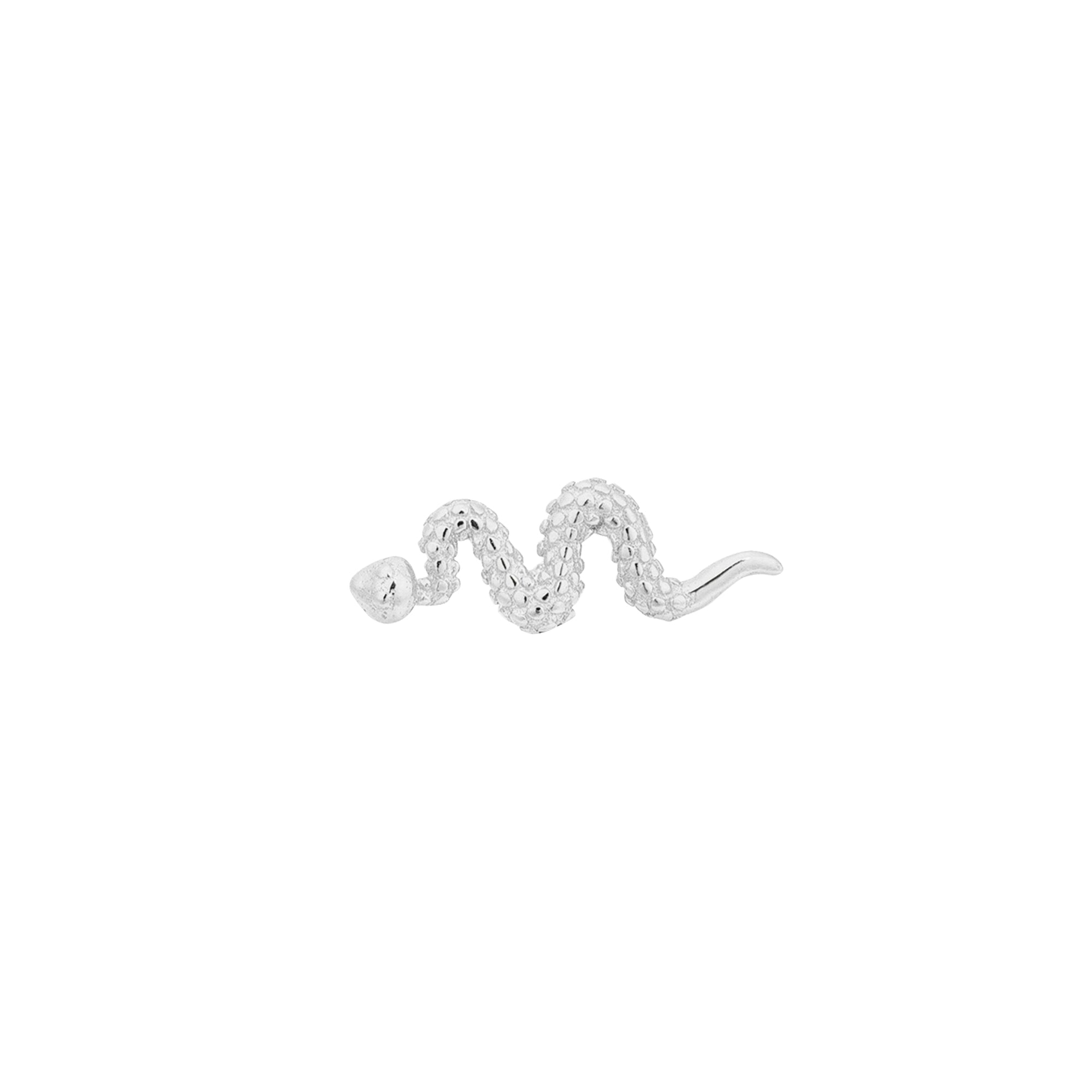 ORECCHINO PIERCING IN ARGENTO PETIT SERPENTE