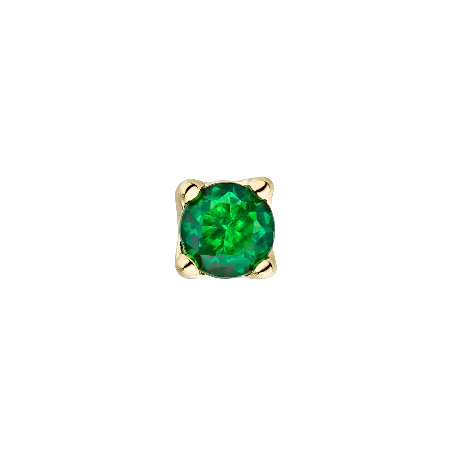 ORECCHINO PIERCING GIALLO CHIARO