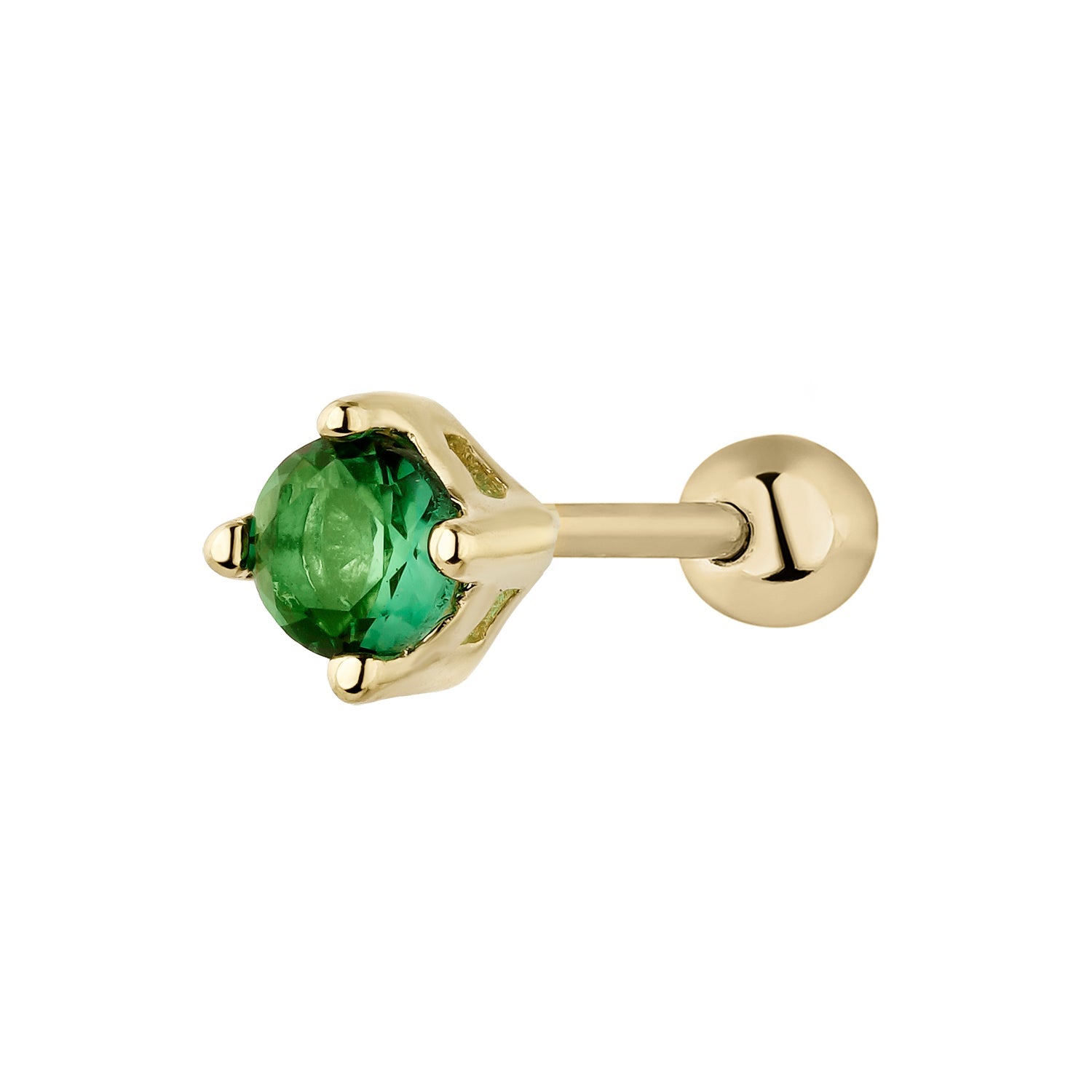 ORECCHINO PIERCING GIALLO CHIARO