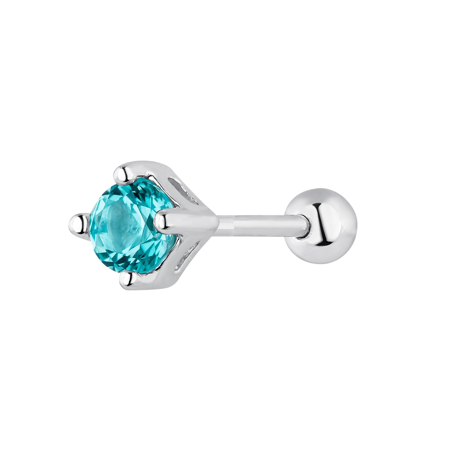ORECCHINO PIERCING IN ARGENTO CHIARO