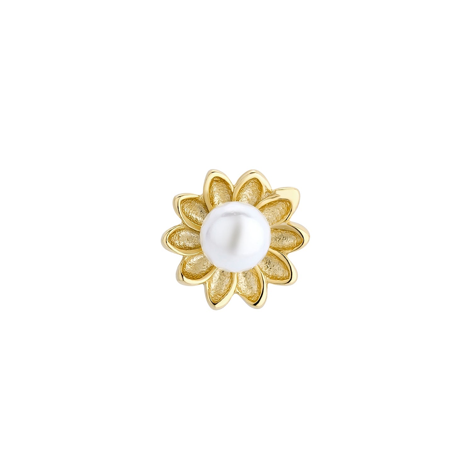 PENDIENTE PIERCING FIORE PERLA