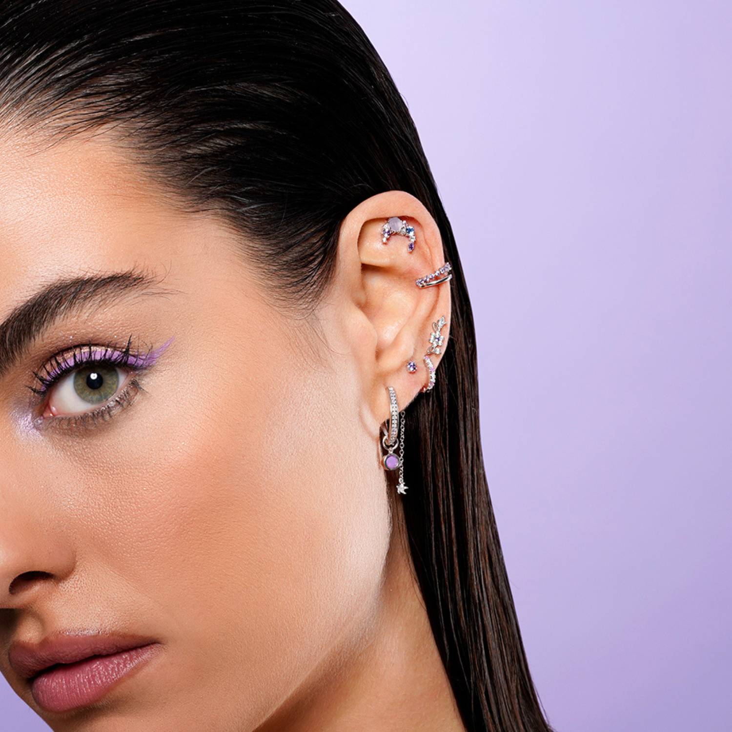 ORECCHINO PIERCING A CERCHIO IN ARGENTO ISSEY
