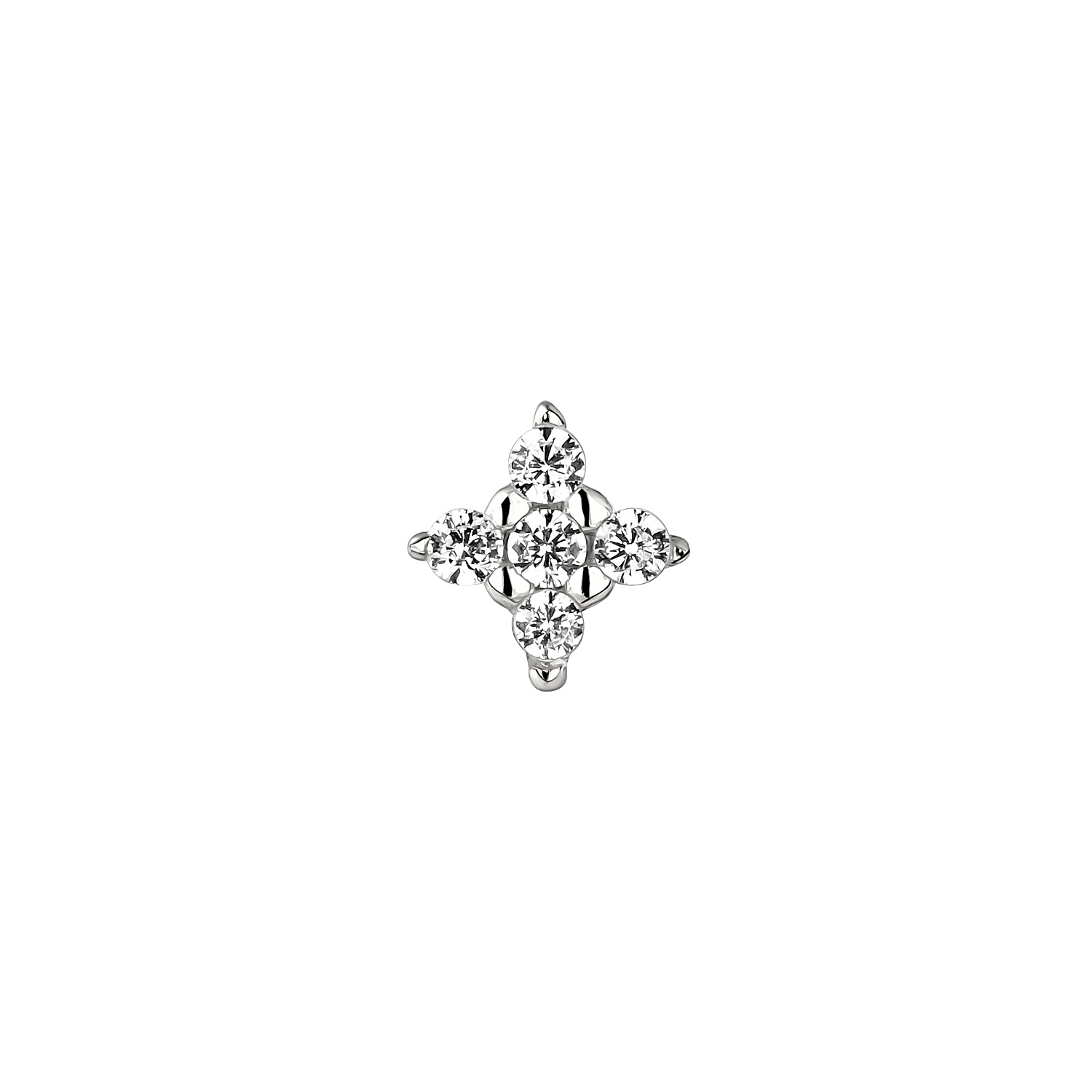 ORECCHINO PIERCING IN ARGENTO HOSHI