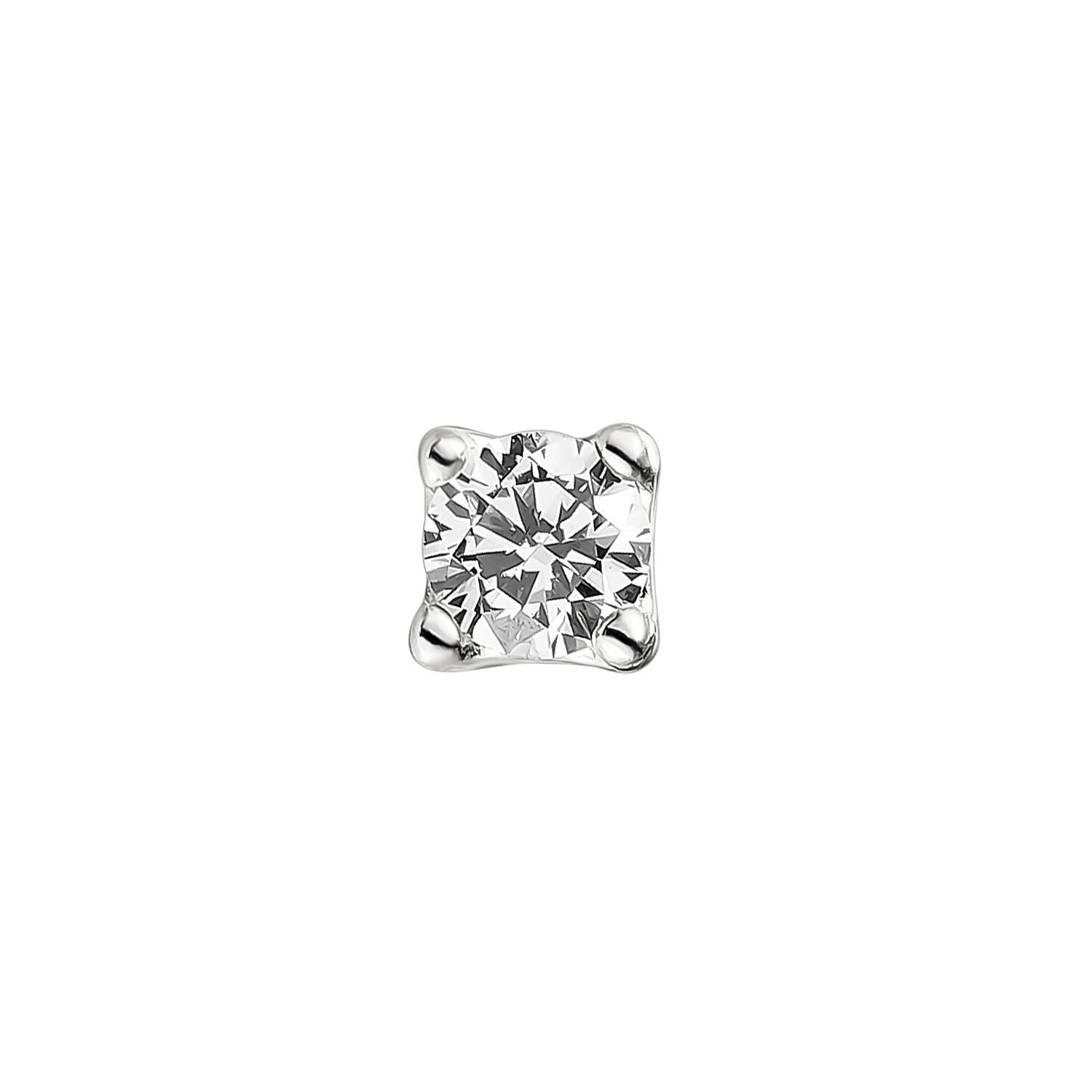 ORECCHINO PIERCING IN ARGENTO CHIARO