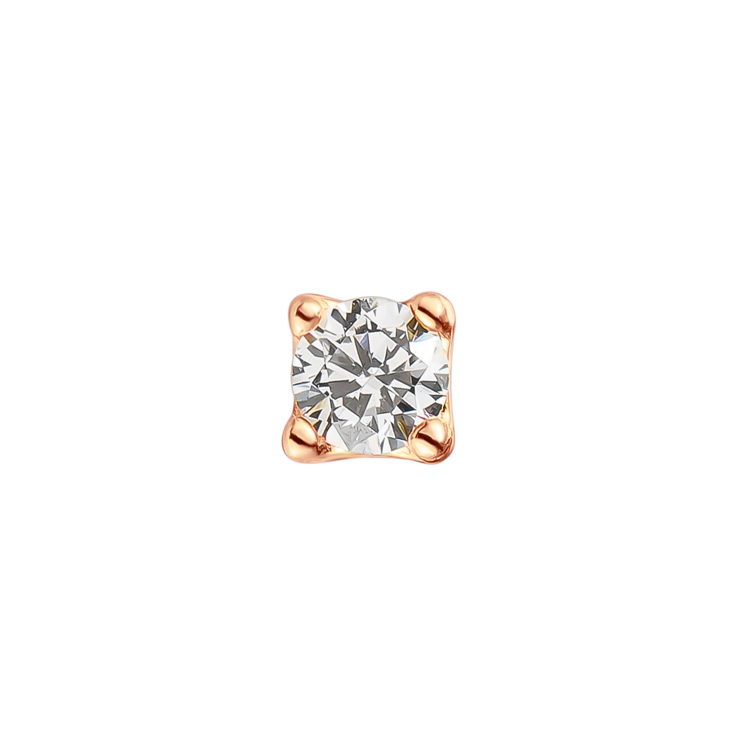 LUZ ROSE GOLD SINGLE EARRING