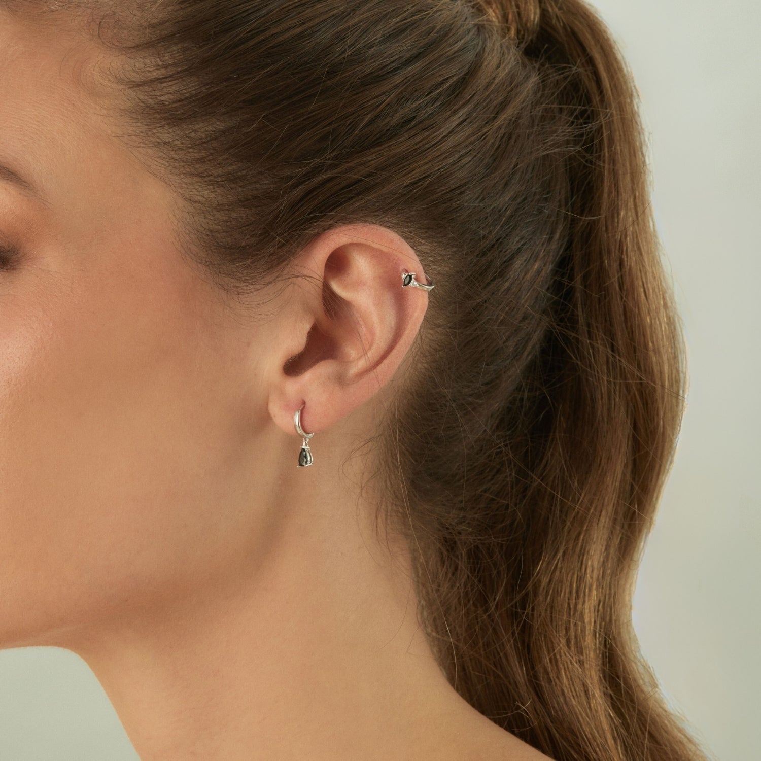 ORECCHINO PIERCING A CERCHIO IN ARGENTO LEENA