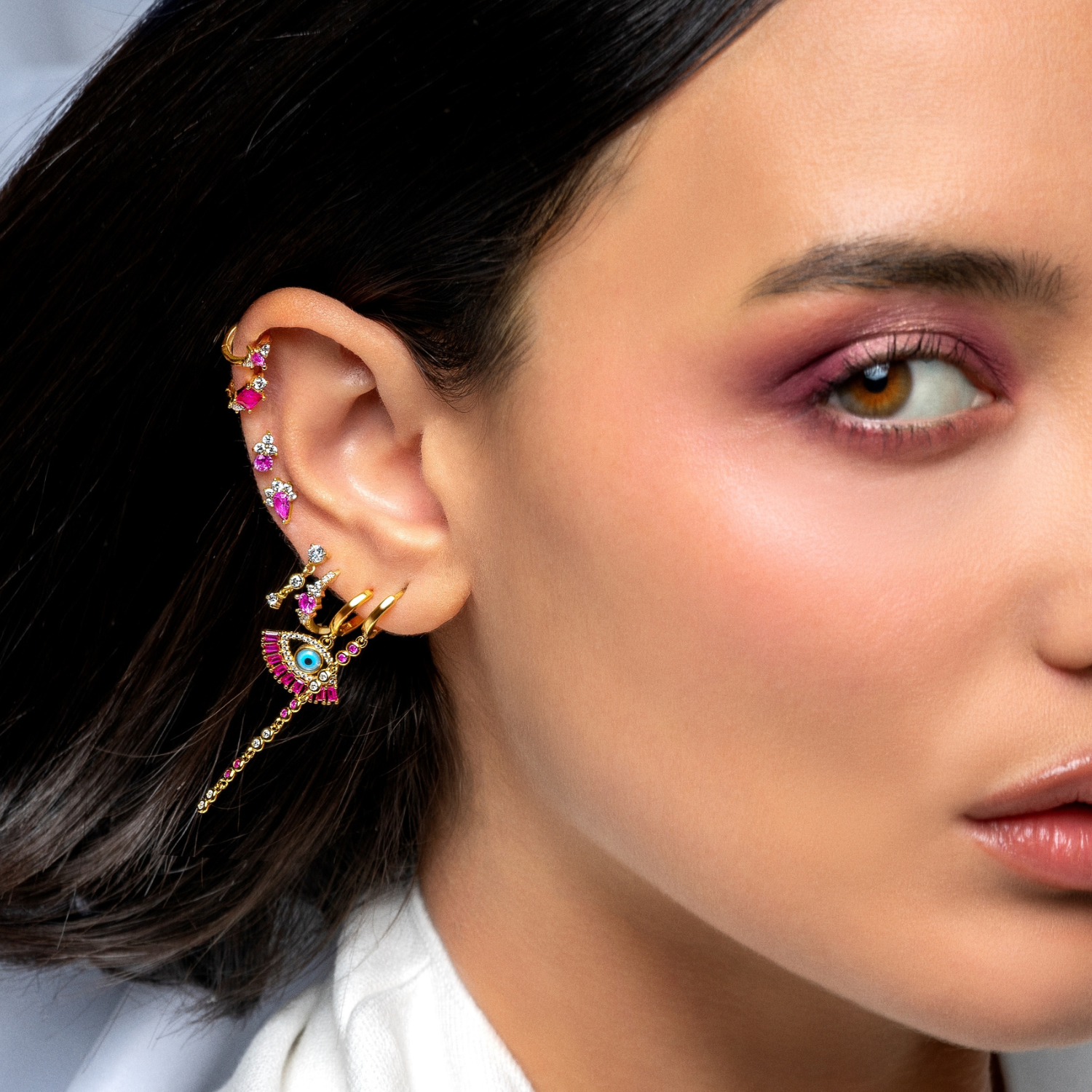 ORECCHINO PIERCING A GOCCIA KAVYA