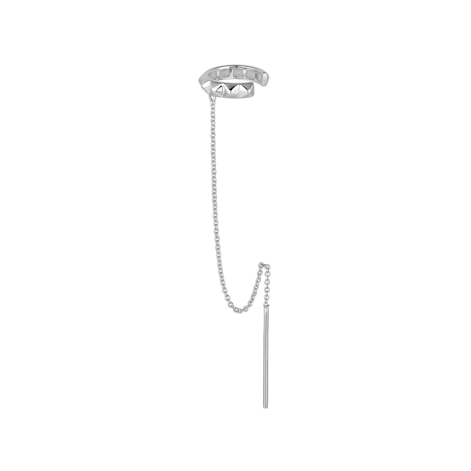 ORECCHINO PIERCING MULTIPLO IN ARGENTO ALISHA PUNK